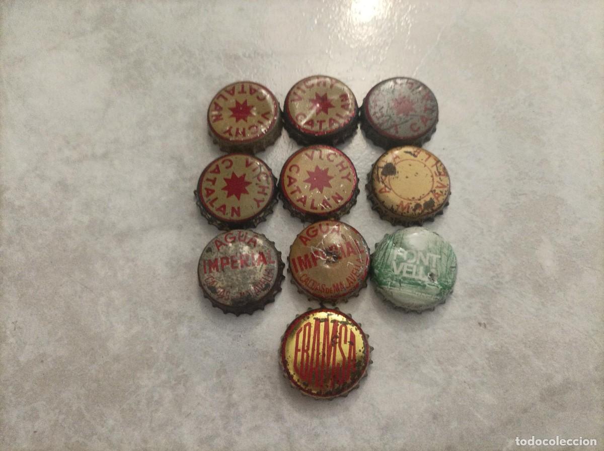 Coleccionismo de cervezas: Chapas tapon corona lote agua
