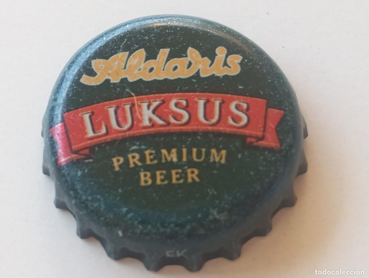 Coleccionismo de cervezas: Chapa tap&oacute;n corona de la cerveza letona ALDARIS LUKSUS PREMIUM BEER