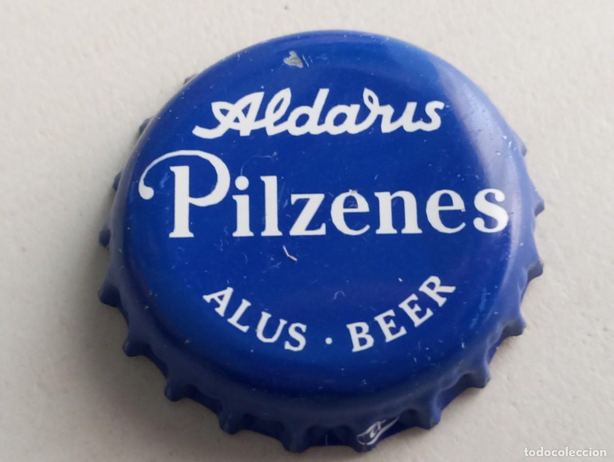 Coleccionismo de cervezas: Chapa tap&oacute;n corona de la cerveza letona ALDARIS PILZENES ALUS-BEER