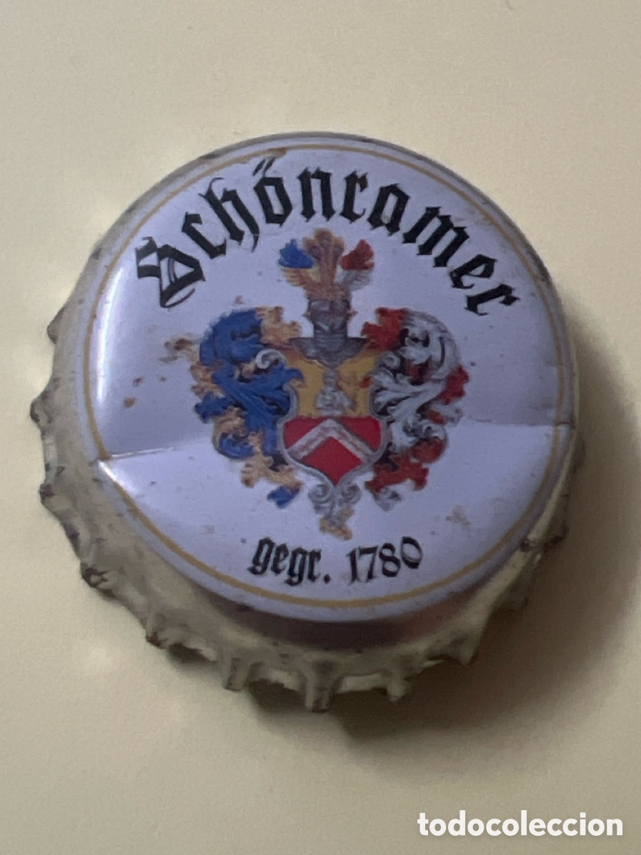 Coleccionismo de cervezas: T4/X129/D1. CHAPA CERVEZA - ALEMANIA - Sch&ouml;nramer gegr. 1780