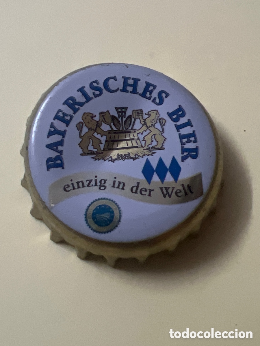 Coleccionismo de cervezas: T4/X129/D3. CHAPA CERVEZA - Bayerisches Bier einzig in der Welt - ALEMANIA
