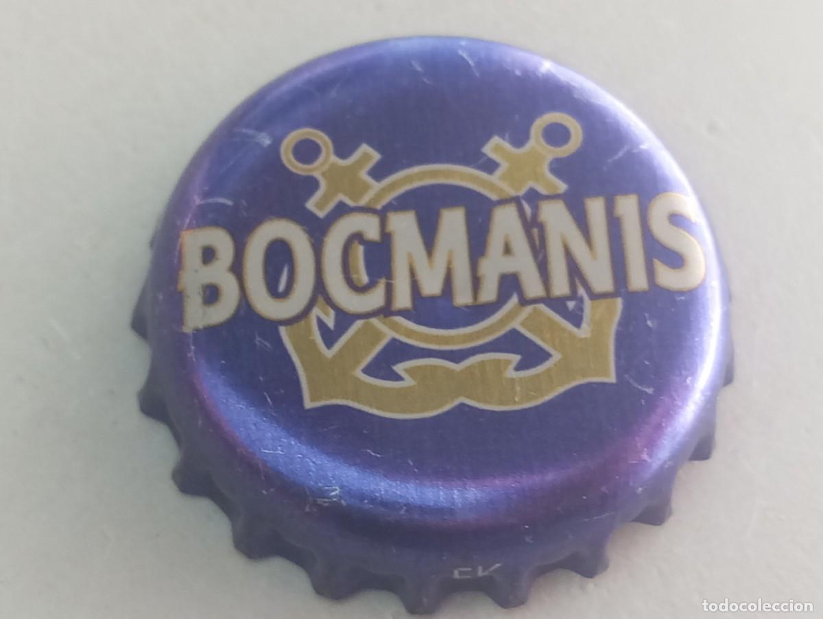 Coleccionismo de cervezas: Chapa tap&oacute;n corona de la cerveza letona BOCMANIS