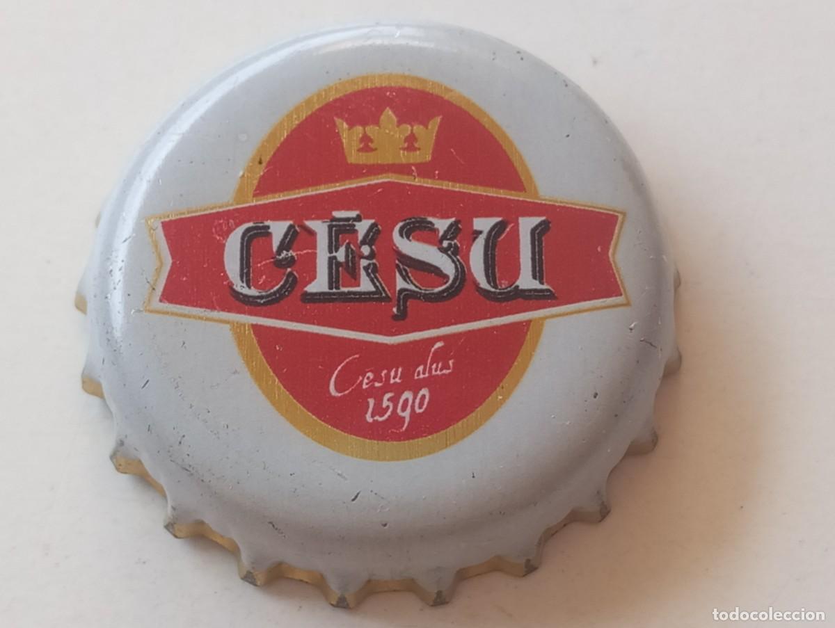 Coleccionismo de cervezas: Chapa tap&oacute;n corona de la cerveza letona CESU ALUS 1590
