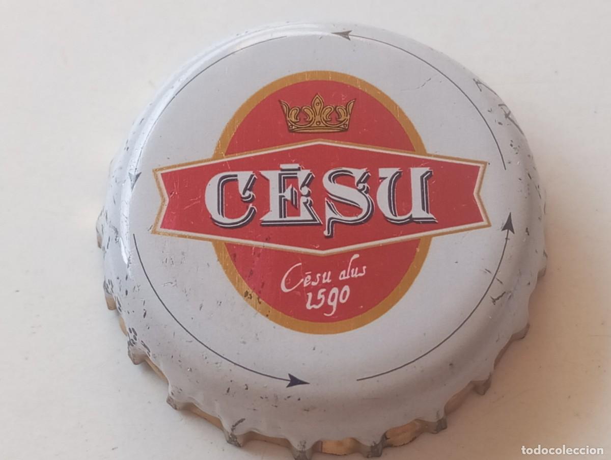 Coleccionismo de cervezas: Chapa tap&oacute;n corona de la cerveza letona CESU ALUS 1590