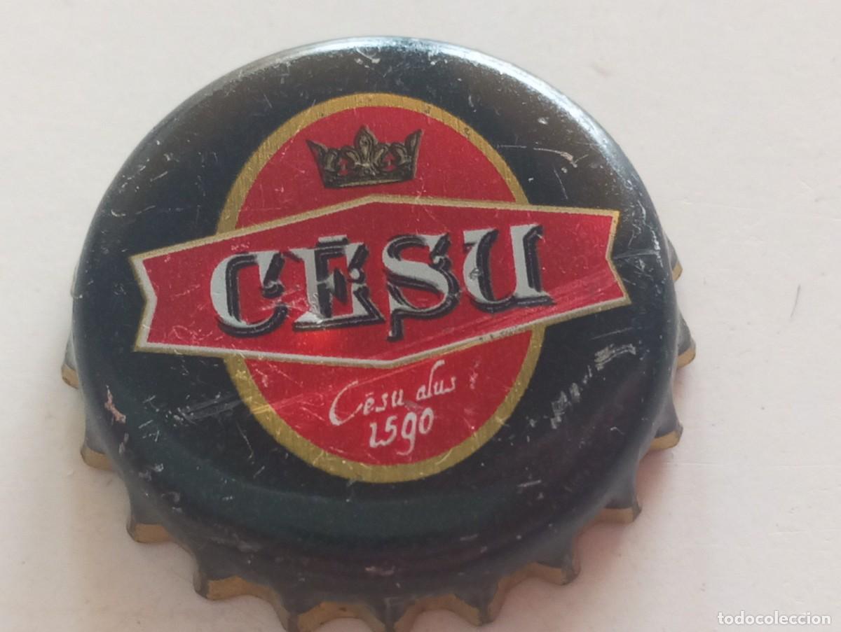 Coleccionismo de cervezas: Chapa tap&oacute;n corona de la cerveza letona CESU ALUS 1590