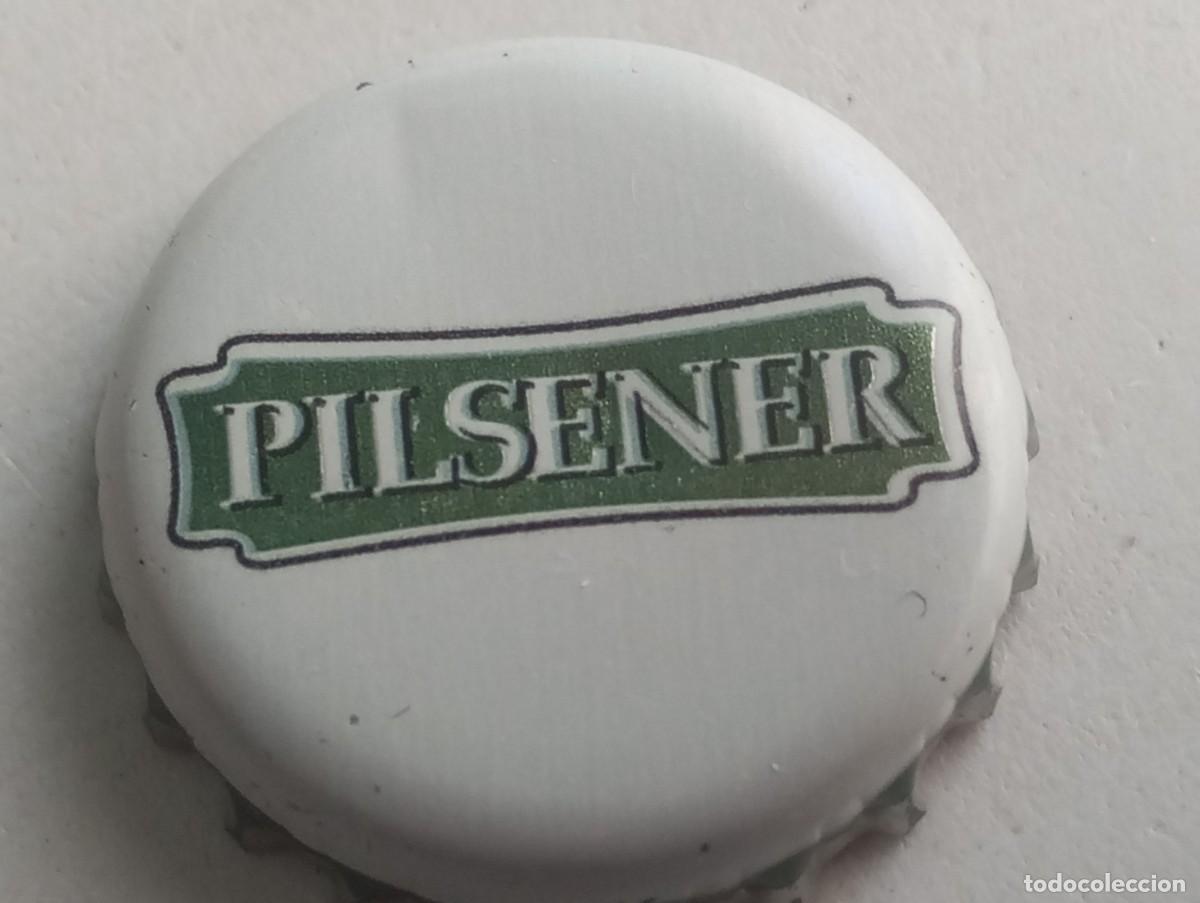 Coleccionismo de cervezas: Chapa tap&oacute;n corona de la cerveza letona PILSENER CESU ALUS