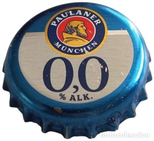 Coleccionismo de cervezas: Alemania Capsule Bi&egrave;re Beer Crown Cap Paulaner M&uuml;nchen 0,0% Alk. RP877 tap&oacute;n corona