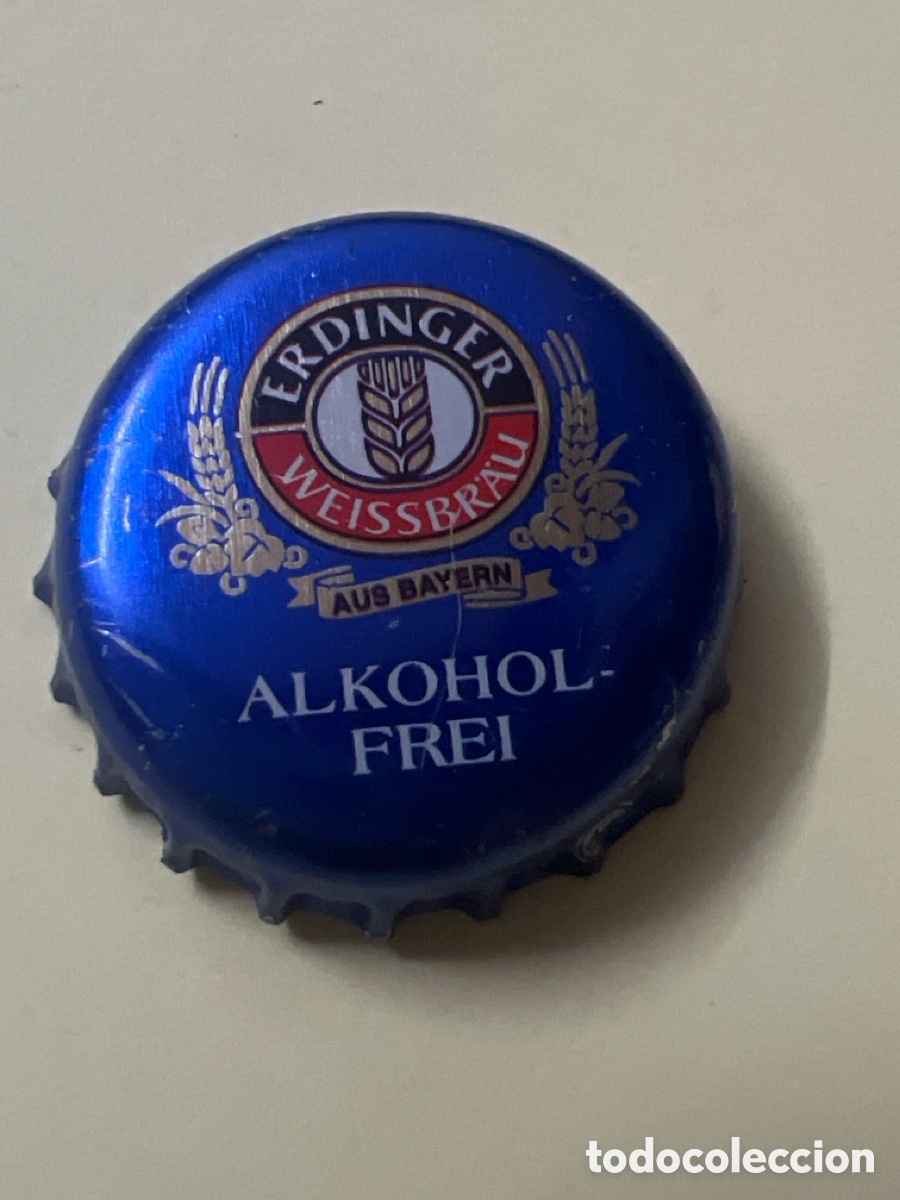 Coleccionismo de cervezas: T4/X129/F5. CHAPA CERVEZA - ALEMANIA - Erdinger Weissbr&auml;u Alkohol-frei aus Bayern