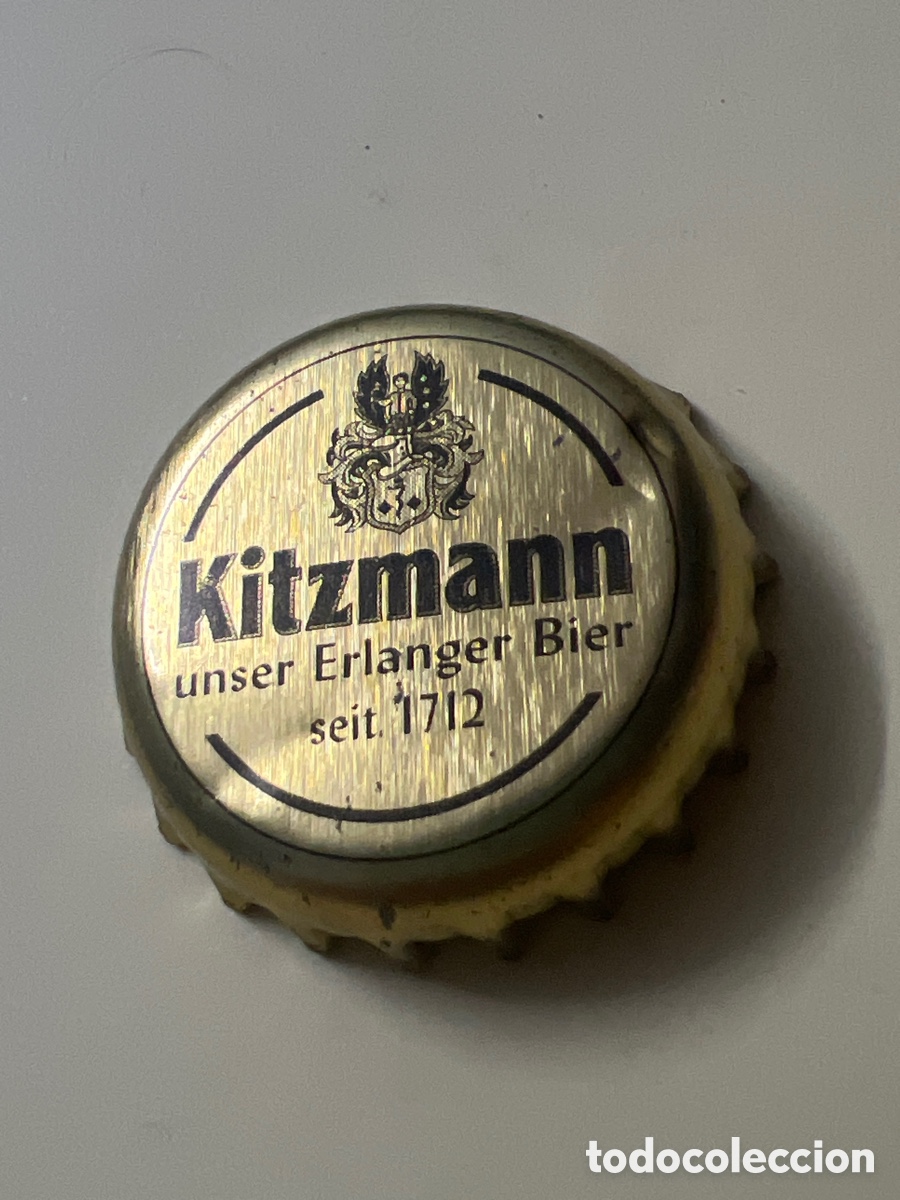 Coleccionismo de cervezas: T4/X129/G5. CHAPA CERVEZA - ALEMANIA - Kitzmann unser Erlanger Bier seit 1712