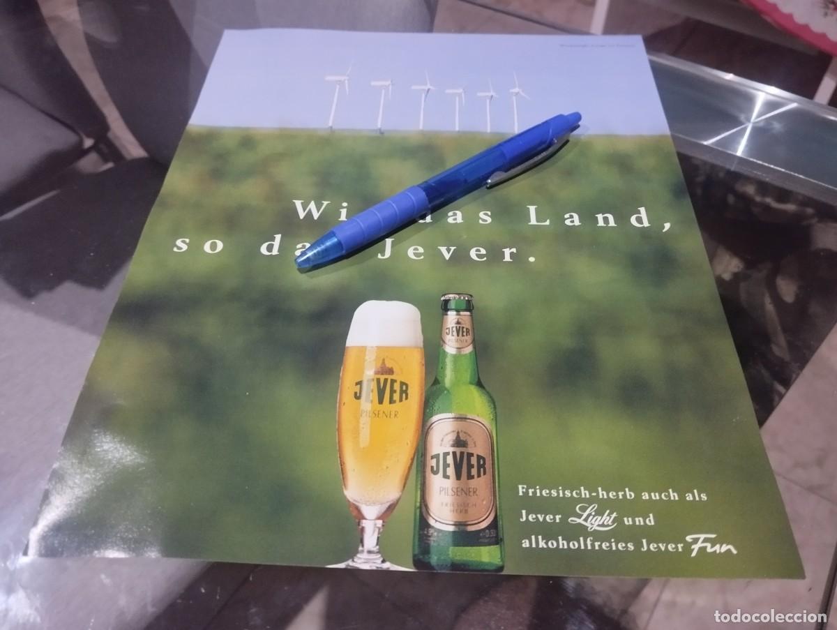 Coleccionismo de cervezas: CERVEZA JEVER BIER CLIPPING ANUNCIO PUBLICIDAD REVISTA ALEM&Aacute;N 1994 BONITO PARA ENMARCAR