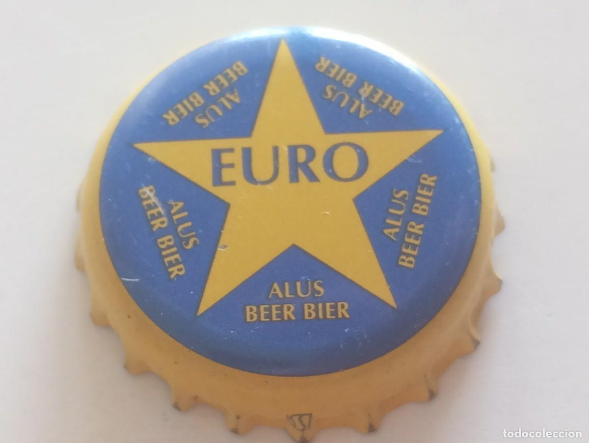 Sammeln von Brauereiartikeln: Chapa tap&oacute;n corona de la cerveza lituana EURO ALUS-BEER-BIER (SVYRURYS-UTENOS)