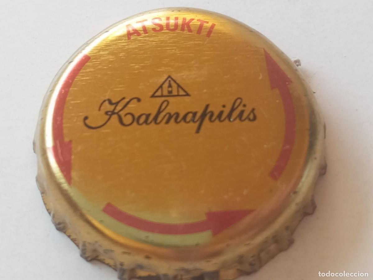 Coleccionismo de cervezas: Chapa tap&oacute;n corona de la cerveza lituana KALNAPILIS ATSUKTI