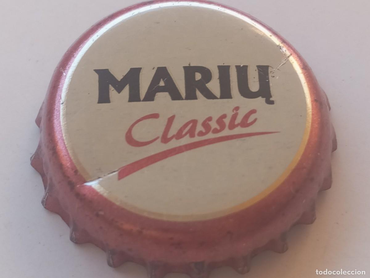 Coleccionismo de cervezas: Chapa tap&oacute;n corona de la cerveza lituana MARIU CLASSIC