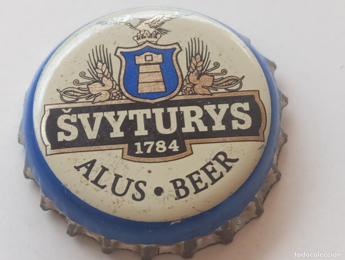 Coleccionismo de cervezas: Chapa tap&oacute;n corona de la cerveza lituana SVYTURYS 1784 ALUS-BEER