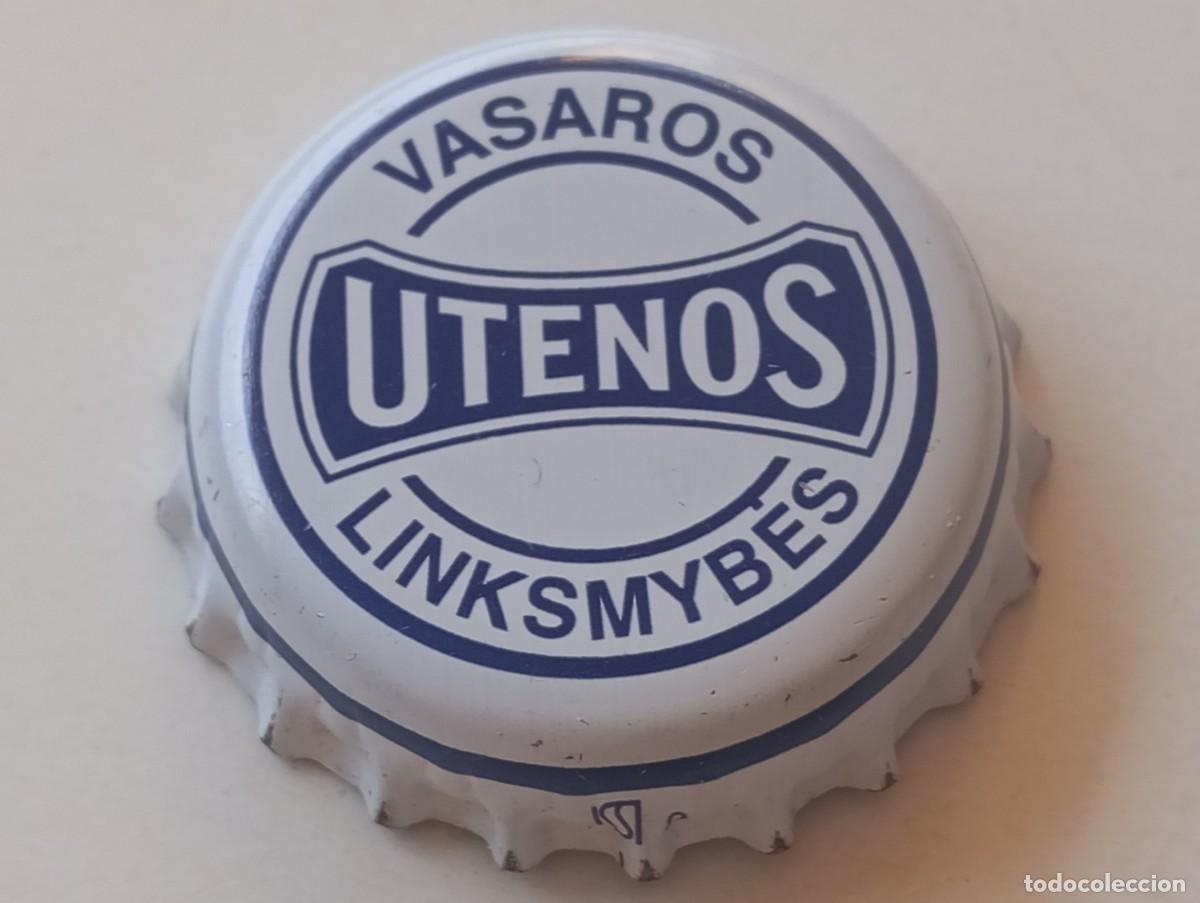 Coleccionismo de cervezas: Chapa tap&oacute;n corona de la cerveza lituana UTENOS VASAROS LINKSMYBES