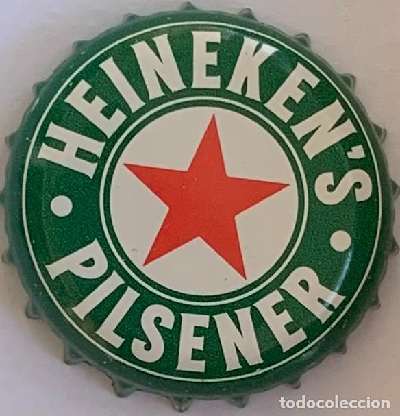 Coleccionismo de cervezas: Chapa de cerveza Heineken's Pilsener EDICI&Oacute;N LIMITADA