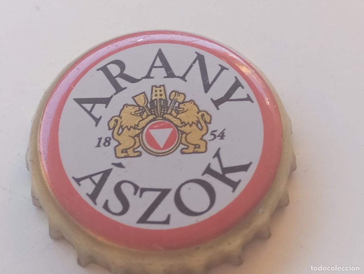 Coleccionismo de cervezas: Chapa tap&oacute;n corona de la cerveza h&uacute;ngara ARANY ASZOK