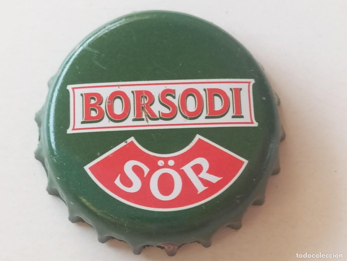Coleccionismo de cervezas: Chapa tap&oacute;n corona de la cerveza h&uacute;ngara BORSODI S&Ouml;R