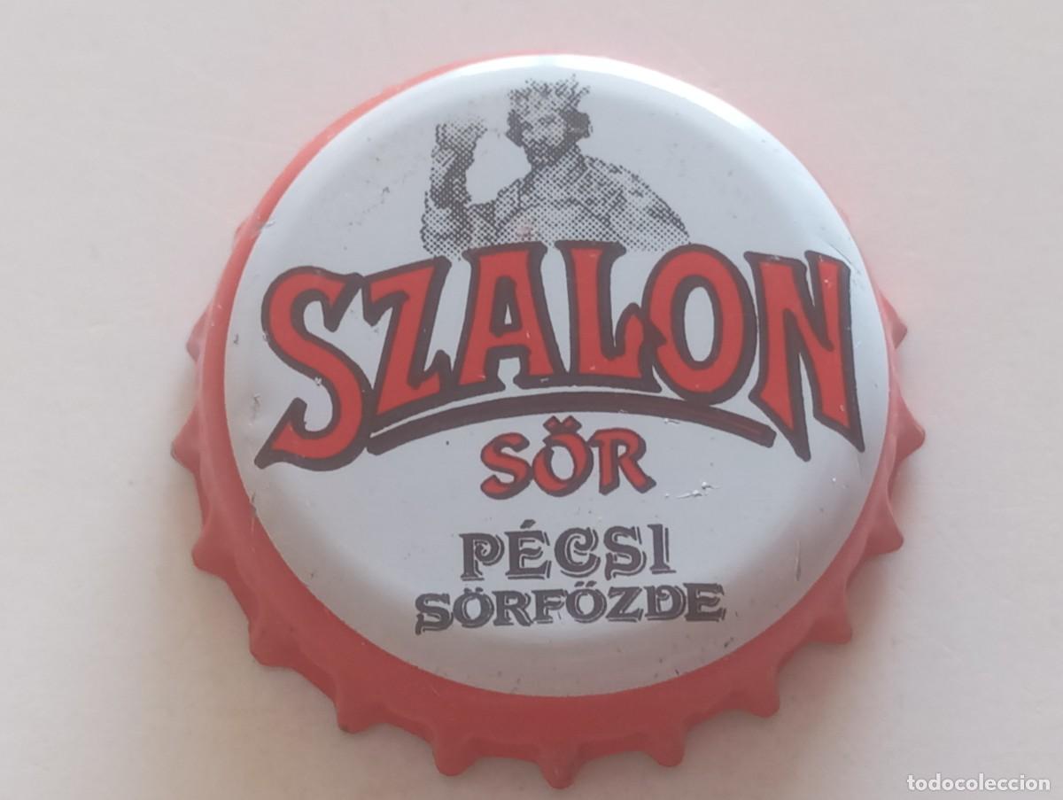 Coleccionismo de cervezas: Chapa tap&oacute;n corona de la cerveza h&uacute;ngara SZALON S&Ouml;R - PECSI SORF&Ouml;ZDE