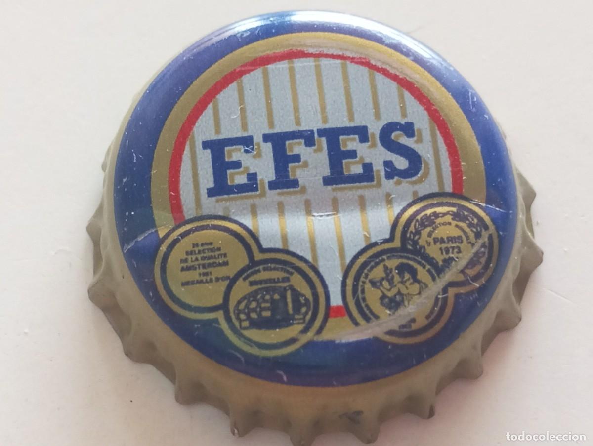 Coleccionismo de cervezas: Chapa tap&oacute;n corona de la cerveza turca EFES