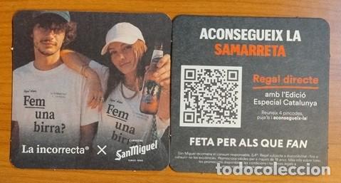 Coleccionismo de cervezas: Posavaso de cerveza San Miguel