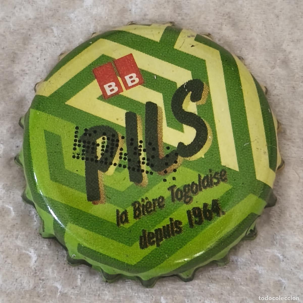 Coleccionismo de cervezas: CHAPA TAP&Oacute;N CORONA - PILS ( Africa TOGO )