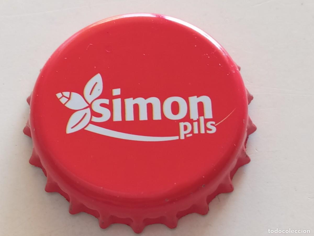 Coleccionismo de cervezas: Chapa tap&oacute;n corona de la cerveza luxemburguesa SIMON PILS