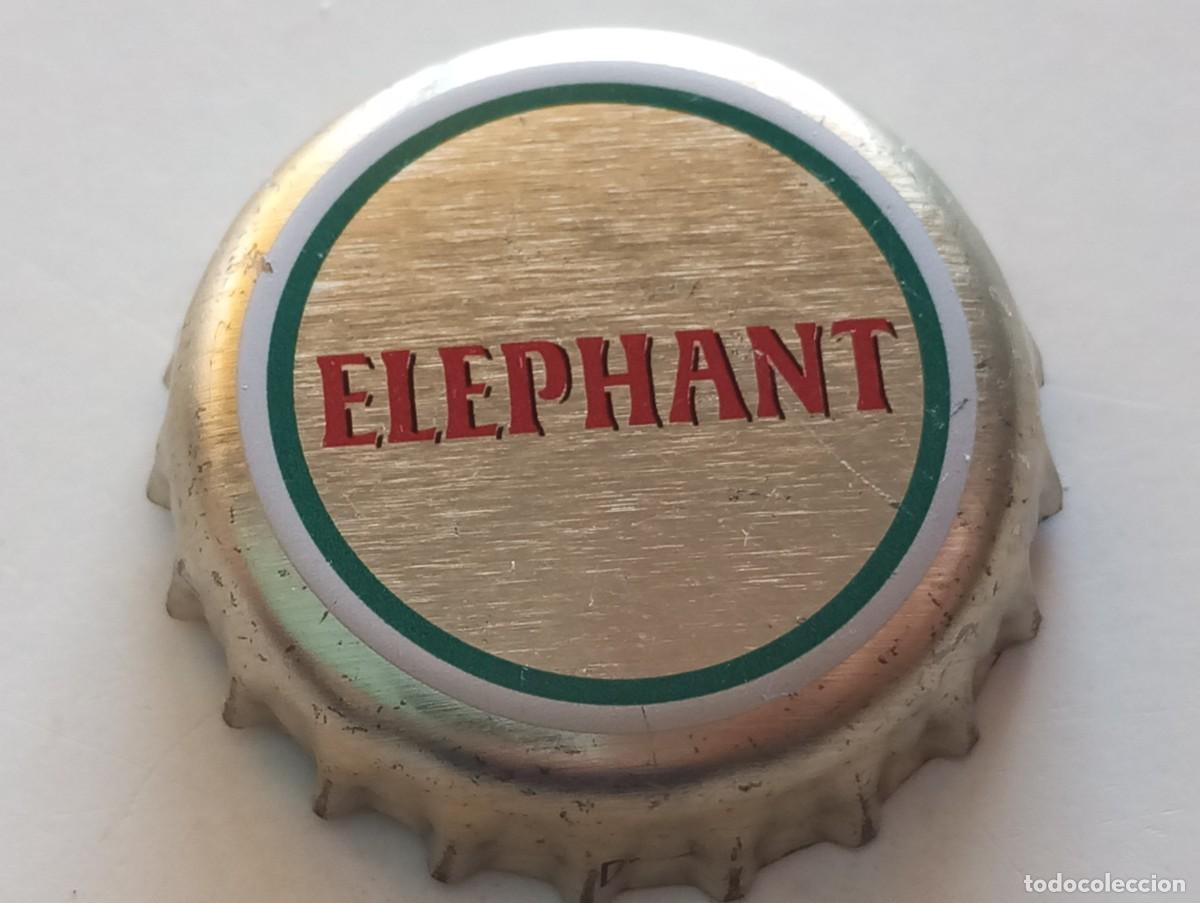 Coleccionismo de cervezas: Chapa tap&oacute;n corona de la cerveza danesa CARLSBERG ELEPHANT