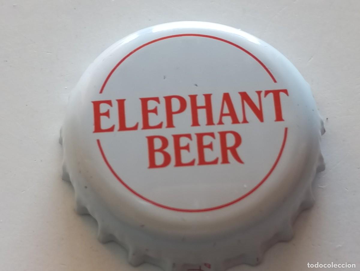 Coleccionismo de cervezas: Chapa tap&oacute;n corona de la cerveza danesa CARLSBERG ELEPHANT BEER