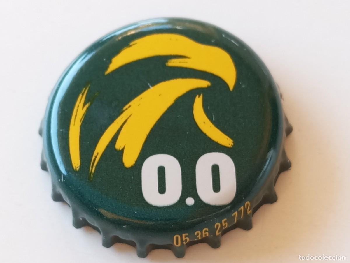 Coleccionismo de cervezas: Chapa tap&oacute;n corona de la cerveza espa&ntilde;ola EL AGUILA 0.0