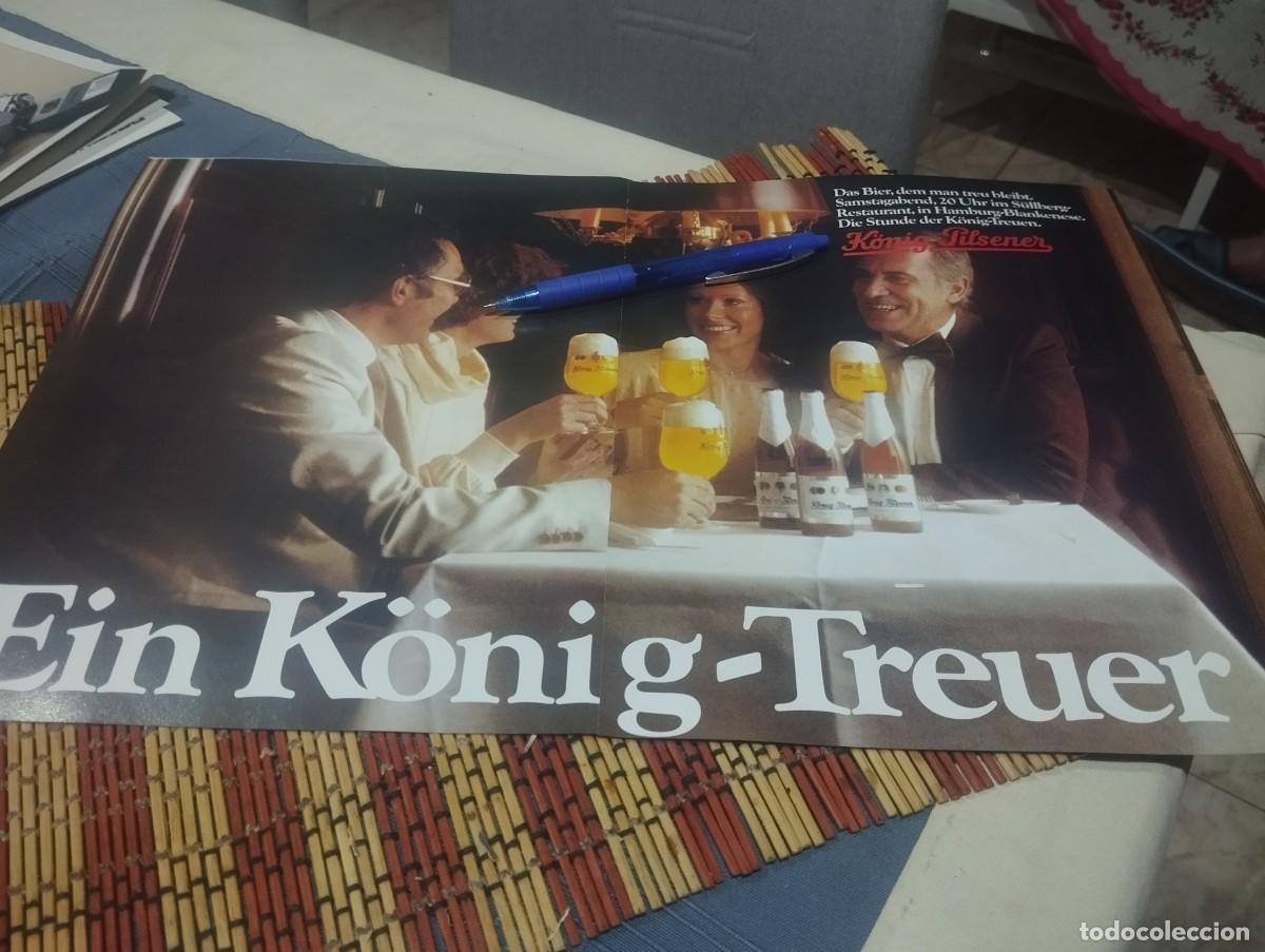 Coleccionismo de cervezas: CERVEZA K&Ouml;NIG PILSENER CLIPPING HOJA ANUNCIO PUBLICIDAD REVISTA ALEMANA 1978 BONITO PARA ENMARCAR