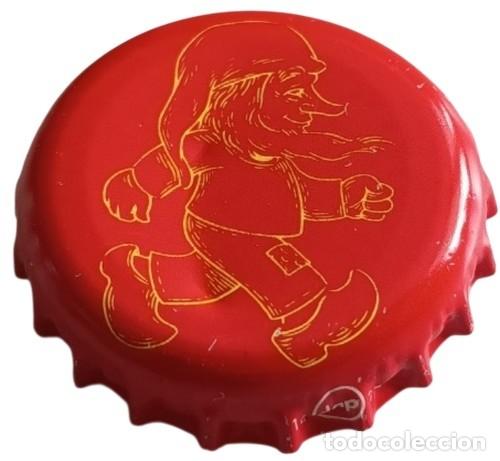 Coleccionismo de cervezas: Belgica Capsule de Bi&egrave;re Beer Crown Cap Chouffe rouge RP958 tap&oacute;n corona