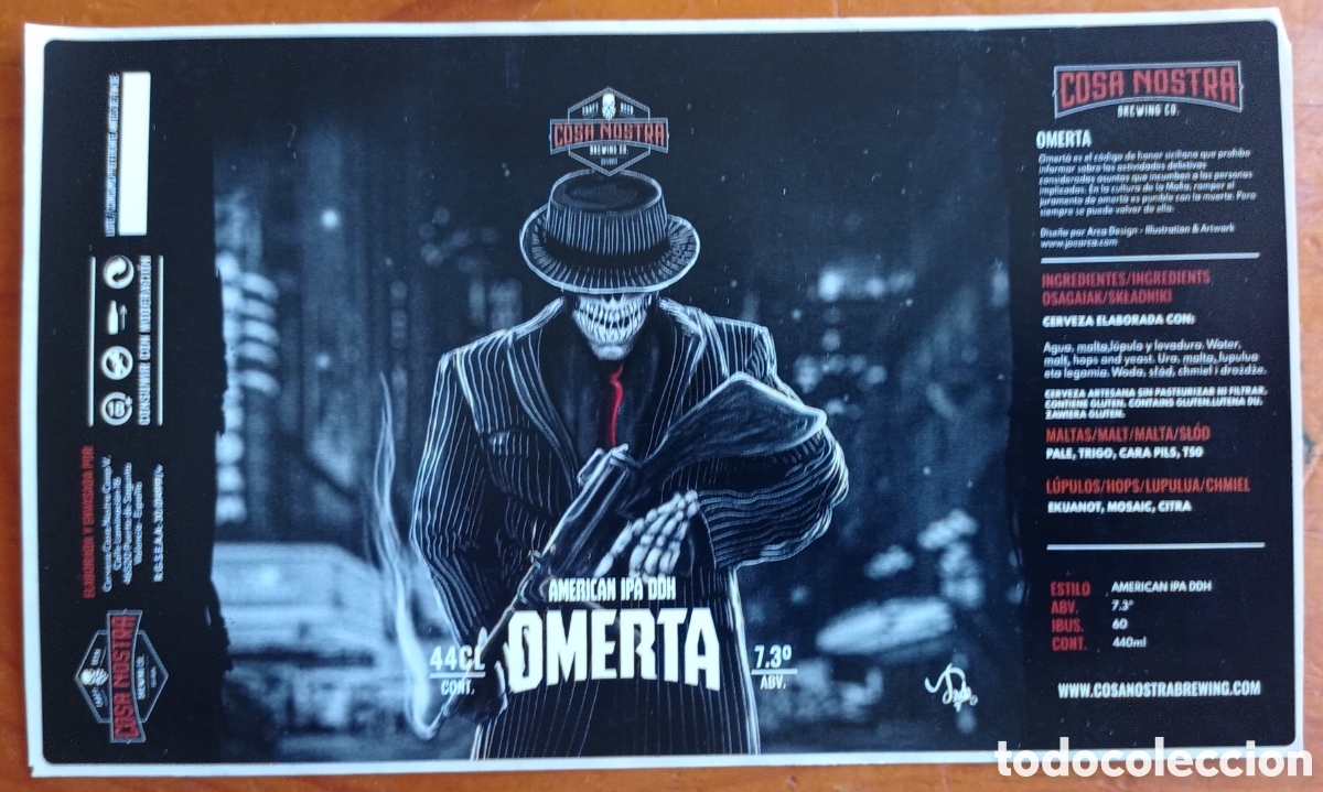 Coleccionismo de cervezas: ETIQUETA CERVEZA ARTESANA