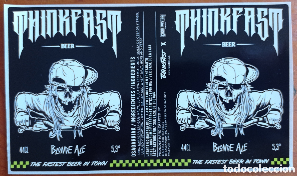 Coleccionismo de cervezas: ETIQUETA CERVEZA ARTESANA