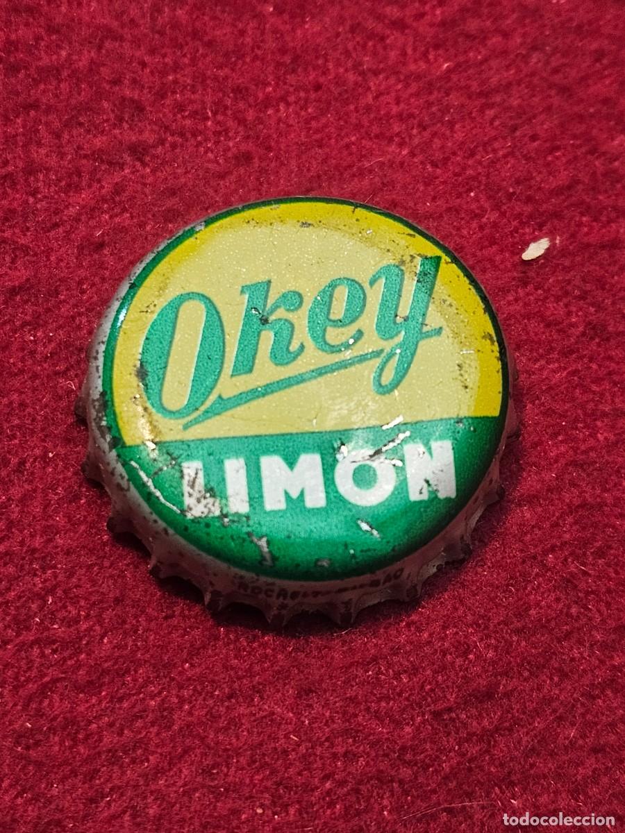 Coleccionismo de cervezas: CHAPA, TAPON DE CORONA DE REFRESCO OKEY LIMON