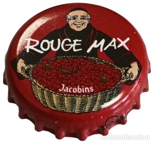 Coleccionismo de cervezas: Belgica Capsule de Bi&egrave;re Beer Crown Cap Rouge Max Jacobins RP907 tap&oacute;n corona