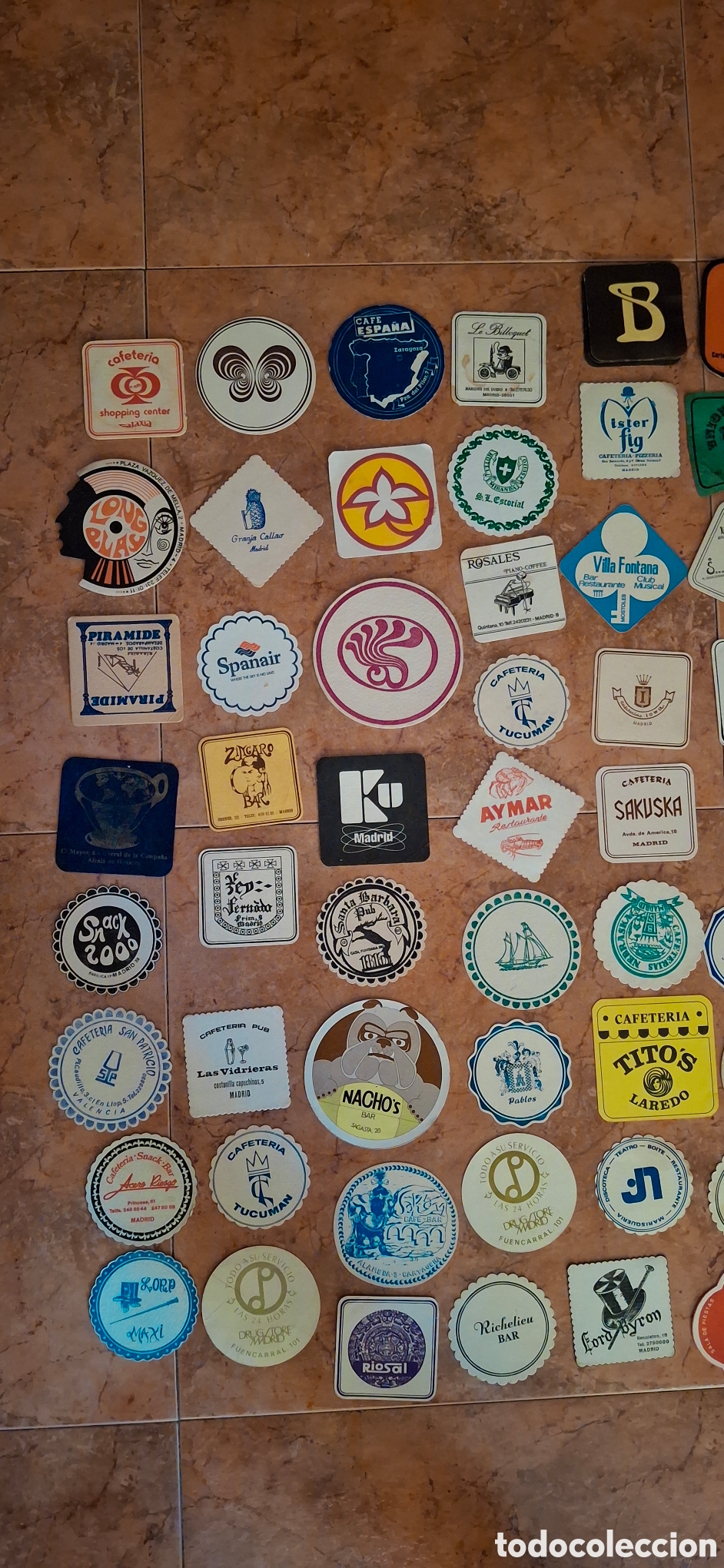 Coleccionismo de cervezas: Gran lote de +80 posavasos antiguos a&ntilde;os 70/80 - Discotecas m&iacute;ticas (Pacha, Metropol),