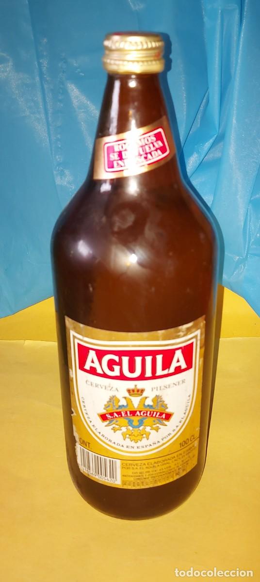 Colecionismo de cervejas: ANTIGUA BOTELLA DE CERVEZA EL AGUILA, 1L / NUEVA