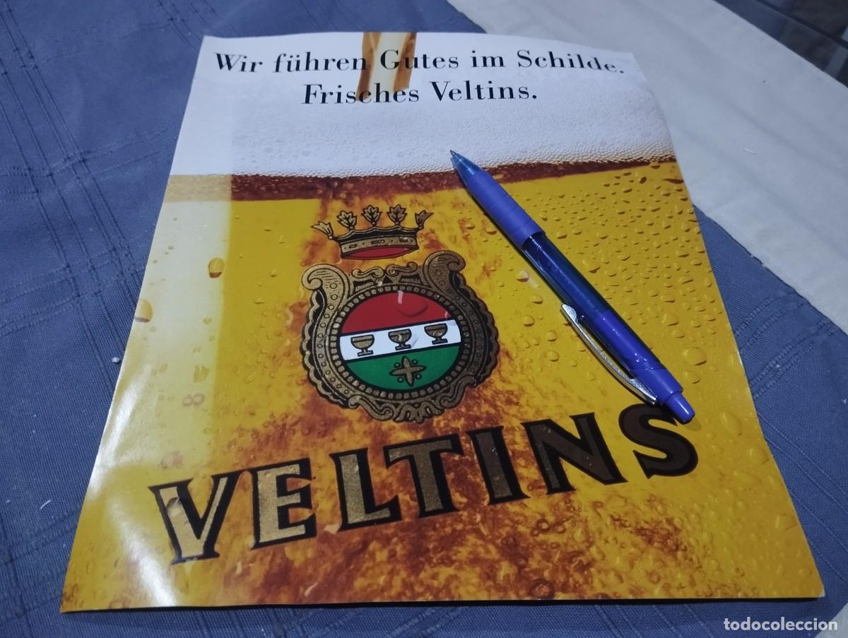 Coleccionismo de cervezas: CERVEZA VELTINS BIER CLIPPING HOJA ANUNCIO PUBLICIDAD REVISTA ALEMANA 1994
