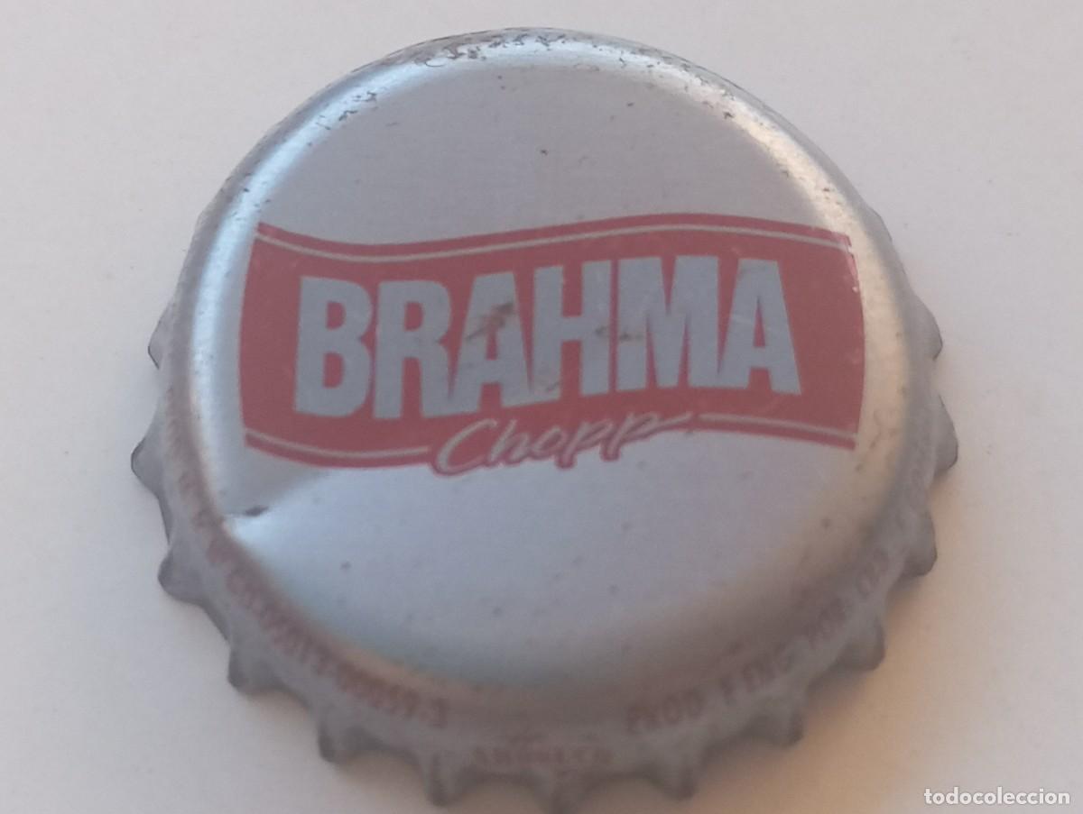 Coleccionismo de cervezas: Chapa tap&oacute;n corona de la cerveza brasile&ntilde;a BRAHMA CHOPP