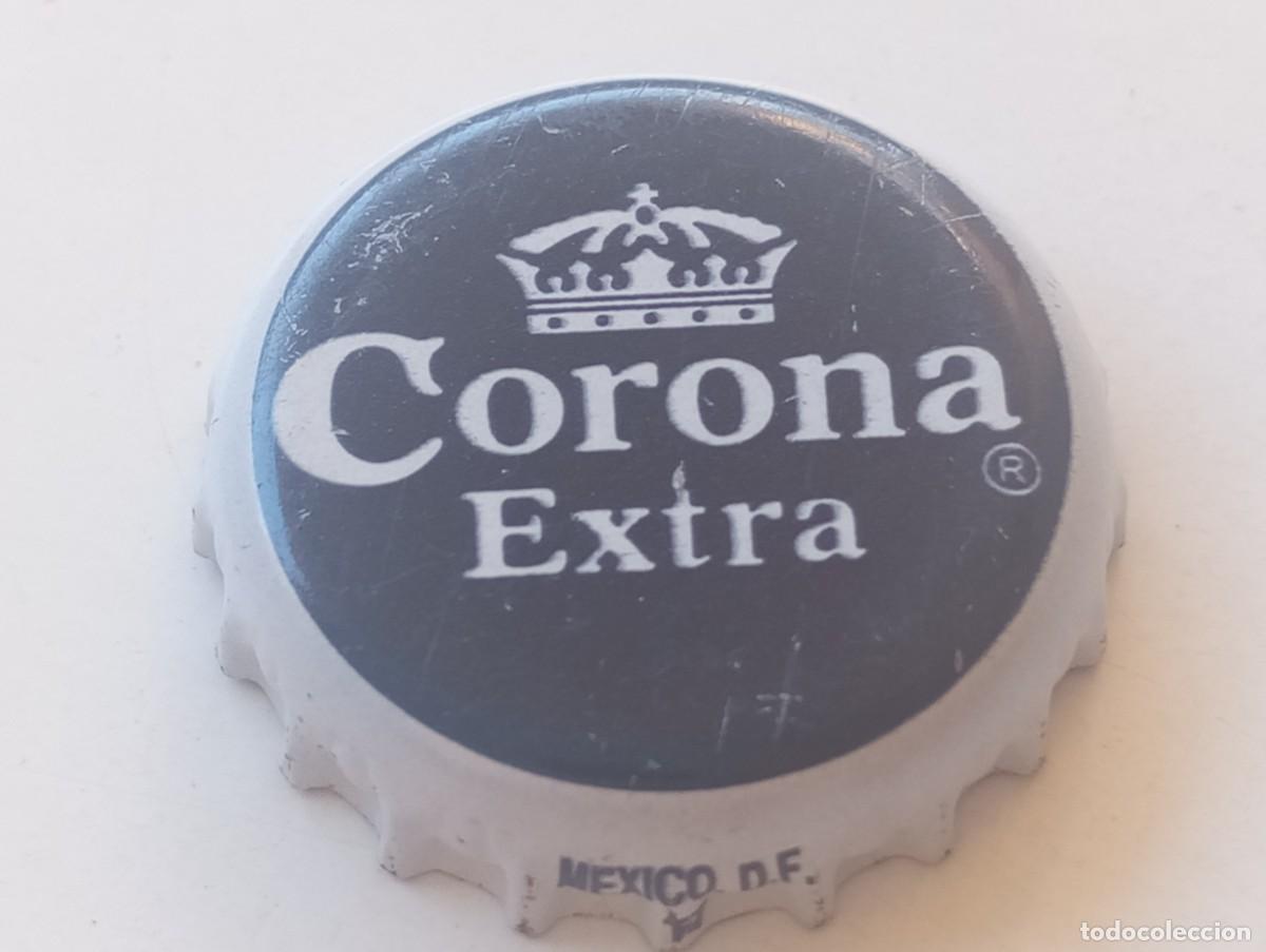 Coleccionismo de cervezas: Chapa tap&oacute;n corona de la cerveza mexicana CORONA EXTRA