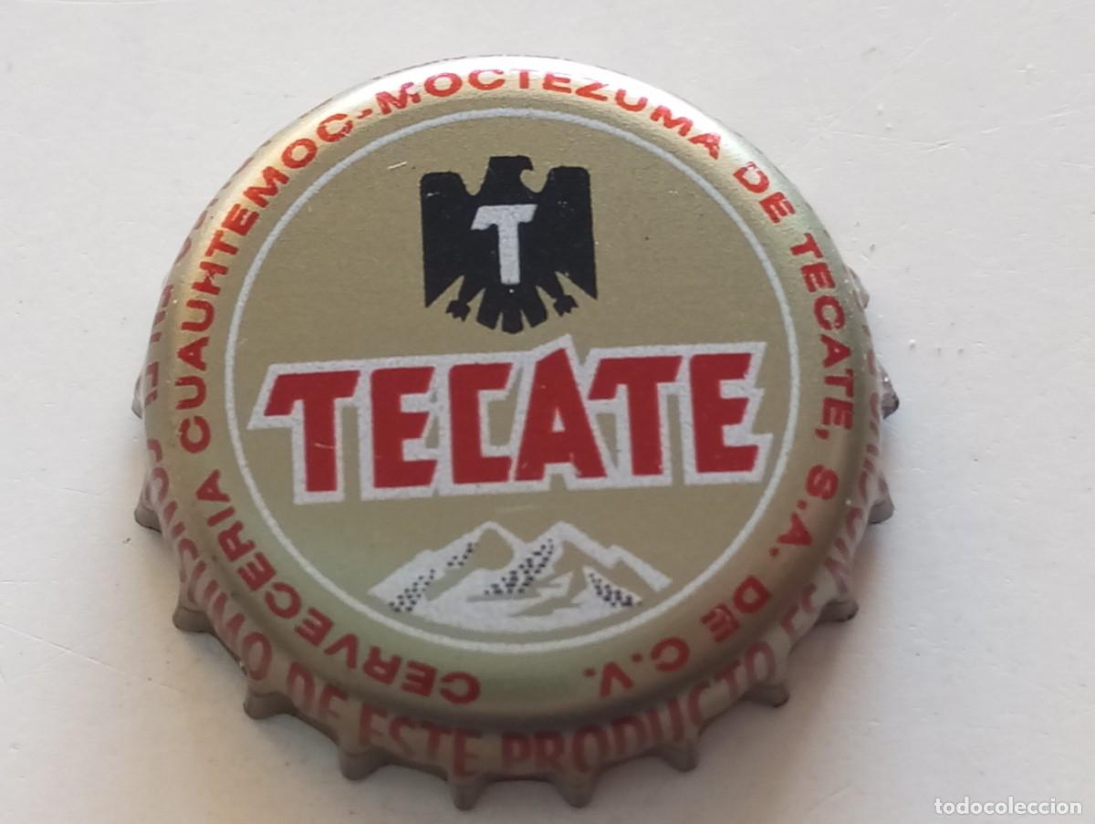 Coleccionismo de cervezas: Chapa tap&oacute;n corona de la cerveza mexicana TECATE