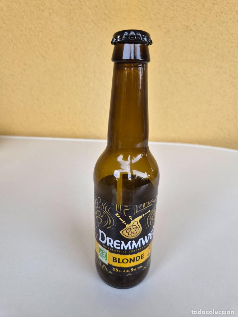 Collectionnisme de bi&egrave;res: BOTELLA CERVEZA VACIA DREMMWEL BLONDE - CHAPA NEGRA - FRANCIA