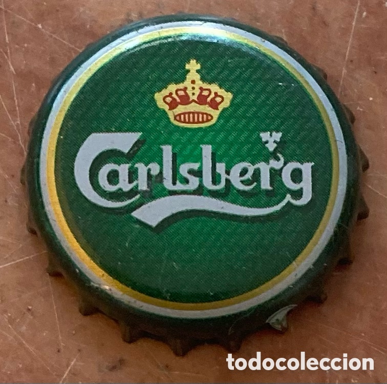 Coleccionismo de cervezas: BOTTLE CAP BEER CHAPA CERVEZA CARLSBERG (2). CHIPRE. FAB. CHAPA: DAP.----LOTE N. 1703--CARMANJO