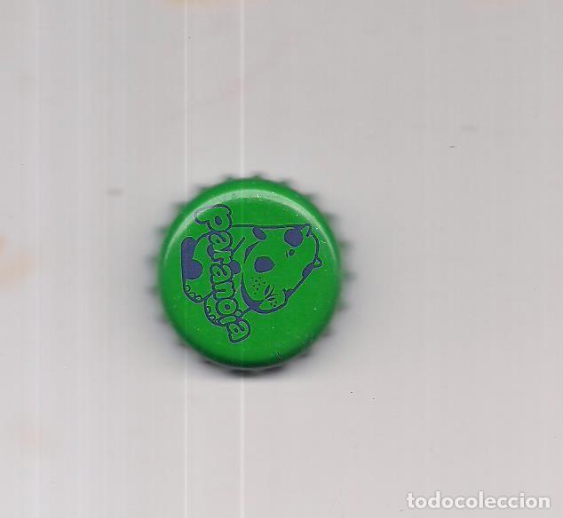 Coleccionismo de cervezas: 1 chapa de cerveza Paranoia de B&eacute;lgica DKF