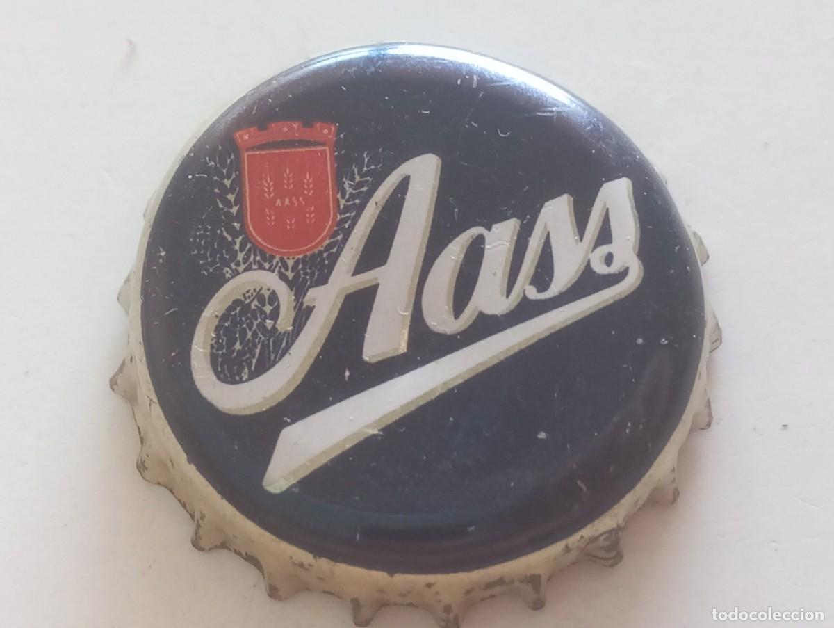 Coleccionismo de cervezas: Chapa tap&oacute;n corona de la cerveza noruega AASS