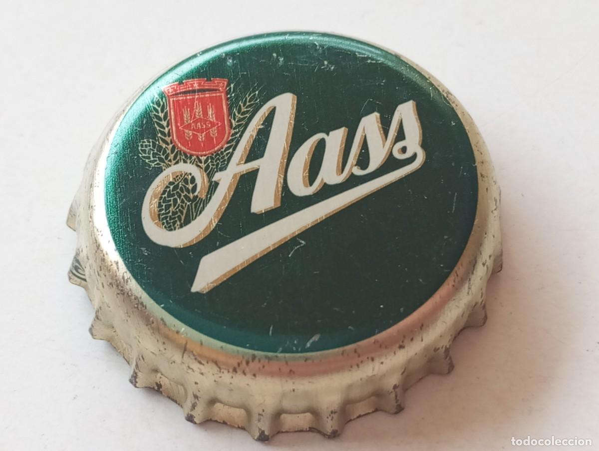 Coleccionismo de cervezas: Chapa tap&oacute;n corona de la cerveza noruega AASS