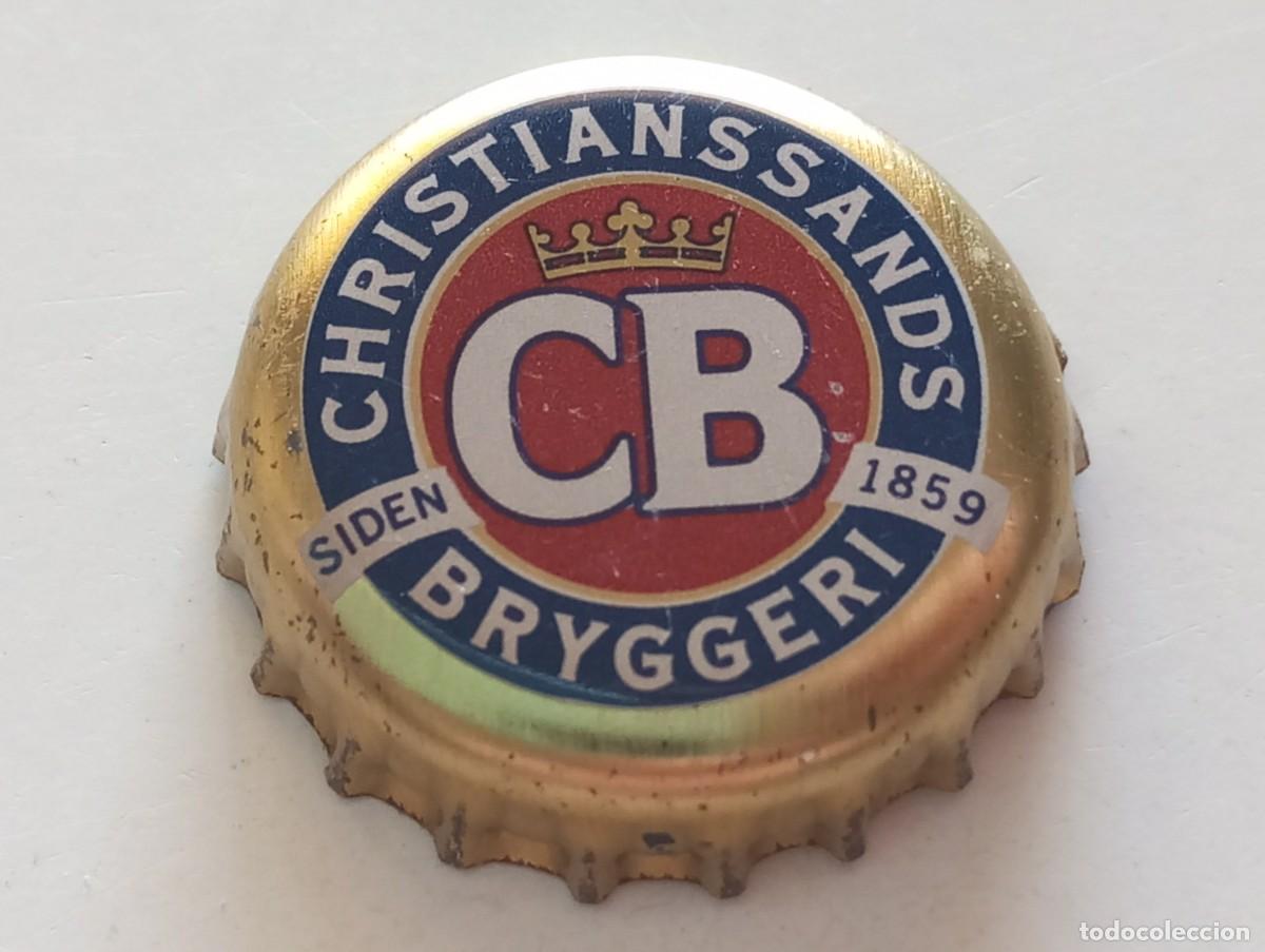 Coleccionismo de cervezas: Chapa tap&oacute;n corona de la cerveza noruega CHRISTIANSSANDS BRYGGERI SIDEN 1859