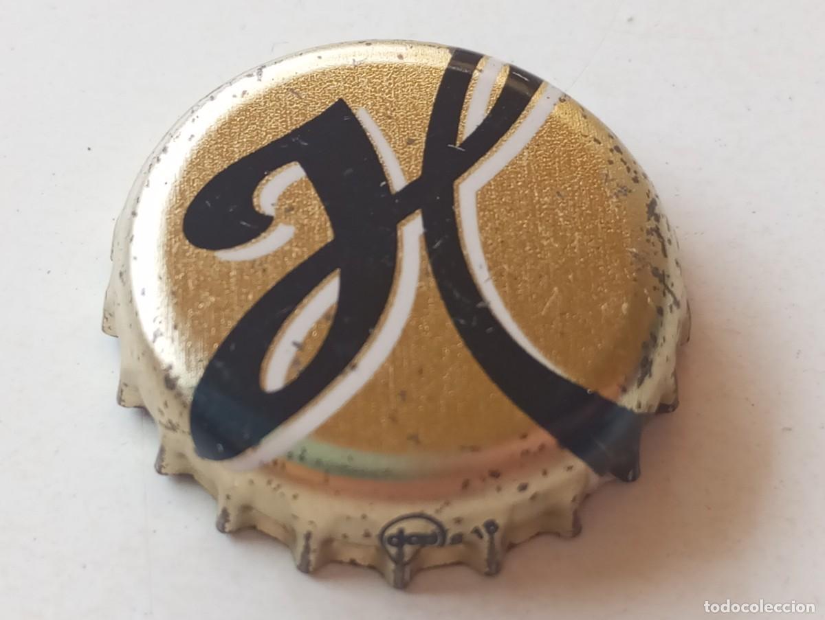 Coleccionismo de cervezas: Chapa tap&oacute;n corona de la cerveza noruega HANSA
