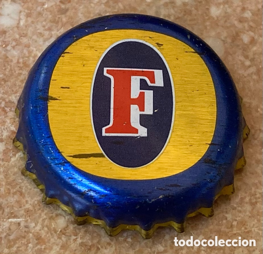 Coleccionismo de cervezas: TAP&Oacute;N CORONA BOTTLE CAP BEER BIRRA CHAPA CERVEZA FOSTER'S (2). AUSTRALIA.--LOTE N. 1197--CARMANJO